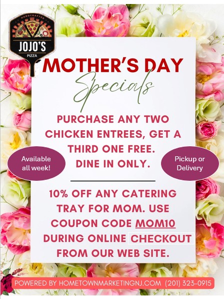 jojs mothers day flyer 2025